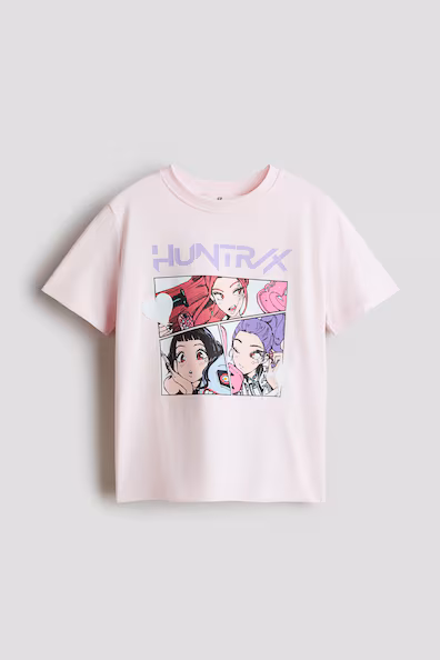 Футболка из хлопка с принтом