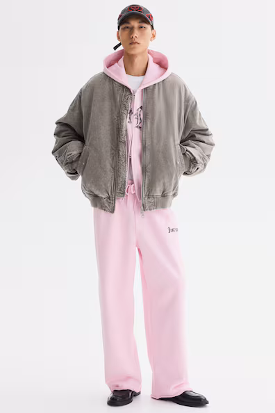 Хлопковые спортивные брюки RELAXED FIT- Заказать в России