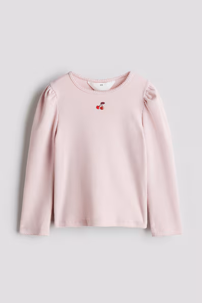 Свитер из джерси с каймой из пико- Заказать в России