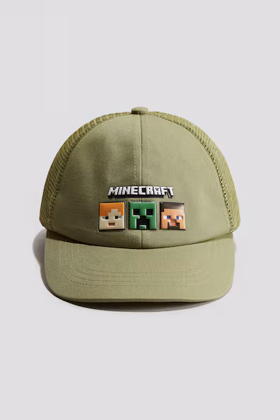 Бейсболка из хлопка с узорами- Заказать в России