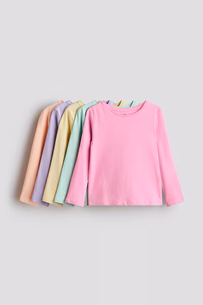 Набор из 5 топов из джерси- Заказать в России