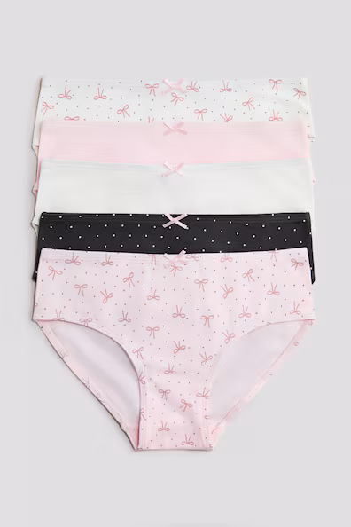 Набор из 5 трусиков из хлопка- Заказать в России