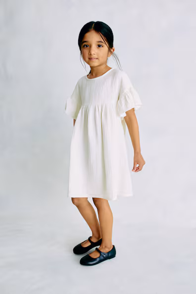 Платье из хлопковой муселина- Заказать в России