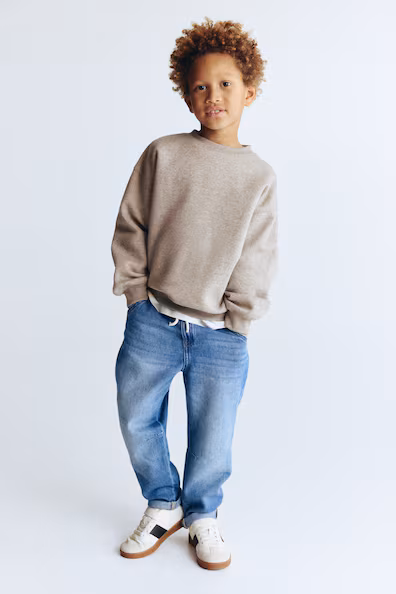 Джоггеры из хлопкового денима- Заказать в России