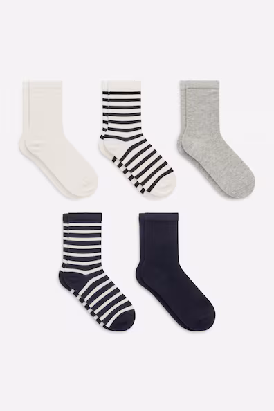 Набор из 5 пар хлопковых носков- Заказать в России