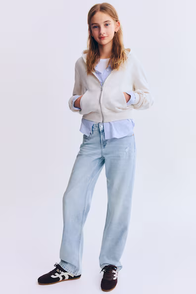 Джинсы прямого покроя