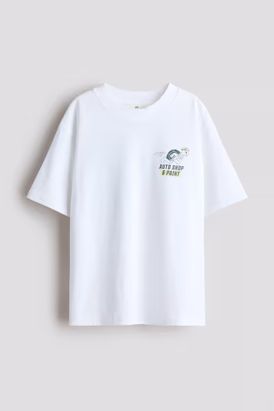 Футболка с расклешенным принтом- Заказать в России