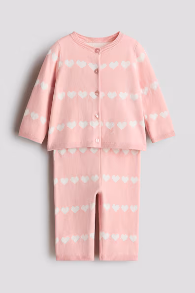 Комплект из 2-х предметов из тонкого хлопкового трикотажа- Заказать в России