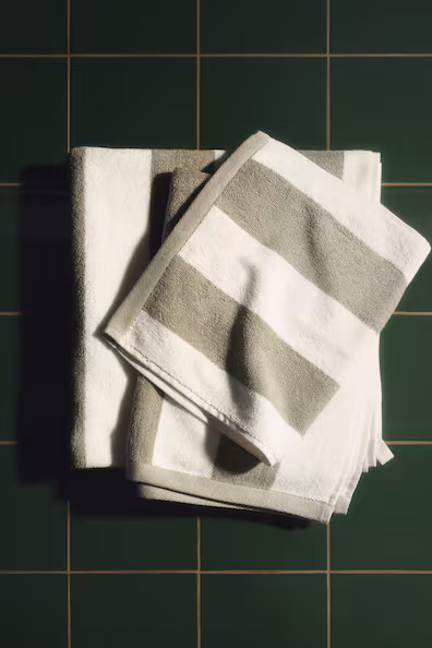 Полотенце для гостей в полоску из турецкого хлопка- Заказать в России