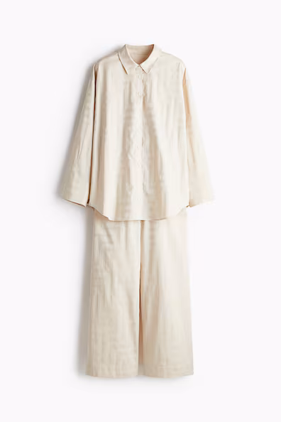 Пижама из жаккардового хлопка- Заказать в России