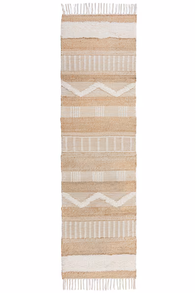 Коврик PASSADEIRA MEDINA из джута полосатый- Заказать в России