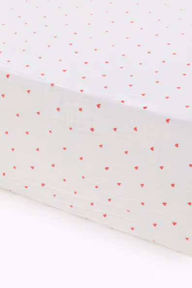 Простыня на матрас для детской кроватки из муселина