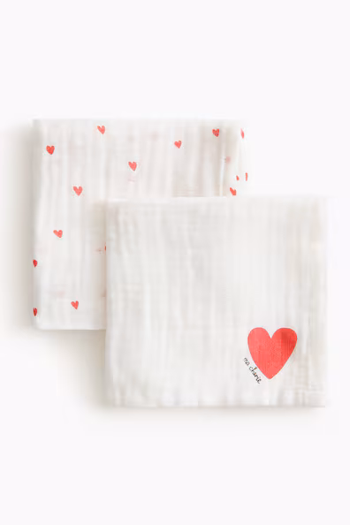 Набор из 2 муслиновых полотенец- Заказать в России