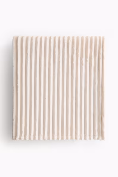 Плед в полоску с фактурой- Заказать в России