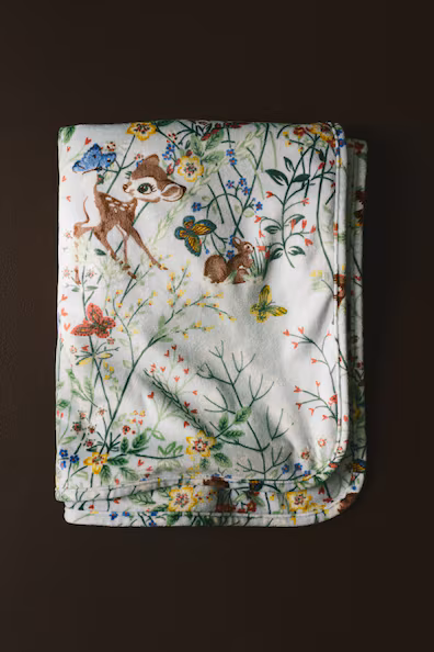 Одеяло из велюра с принтом для младенцев- Заказать в России