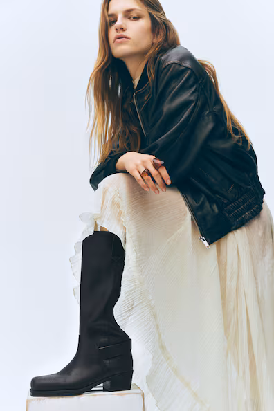 Сапоги до колена- Заказать в России