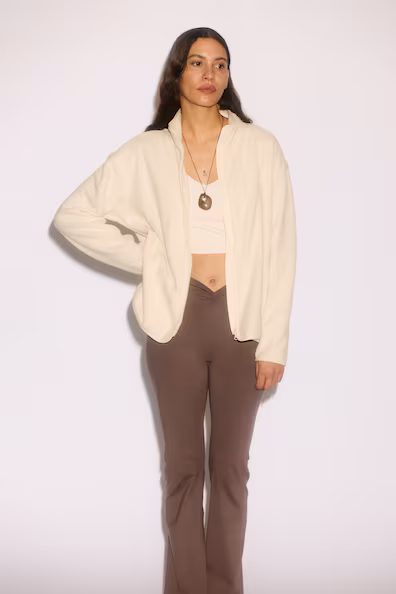 Спортивная куртка из флиса REGULAR FIT- Заказать в России