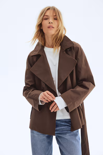 Короткий тренч- Заказать в России