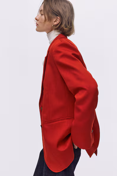 Пиджак с одним заклепкой- Заказать в России