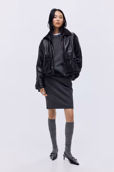 Юбка-карандаш из джерси- Заказать в России