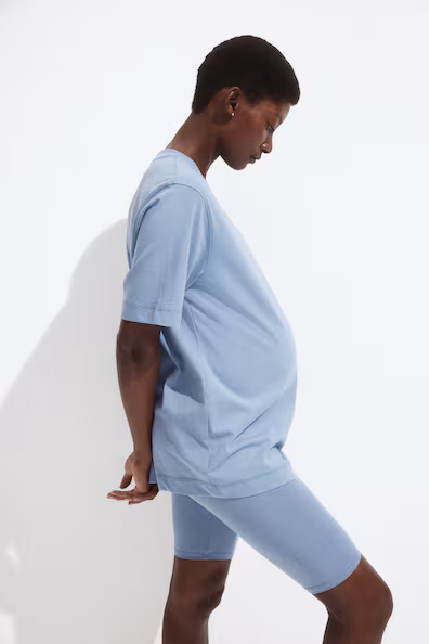 Комплект из 2 предметов для беременных из хлопка- Заказать в России