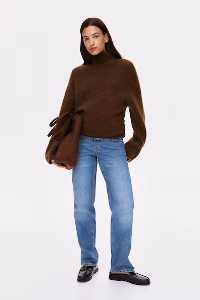 Джинсы прямого кроя MAMA