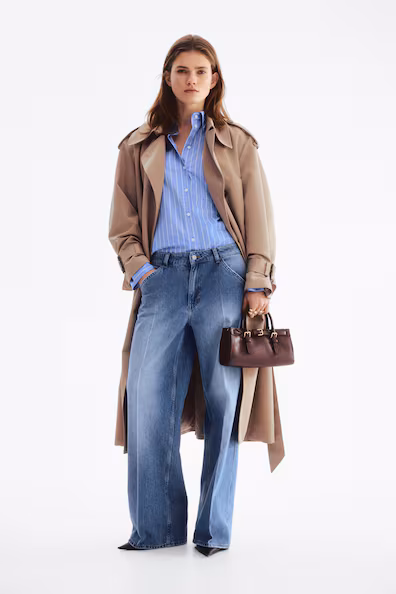 Джинсы с защипами- Заказать в России