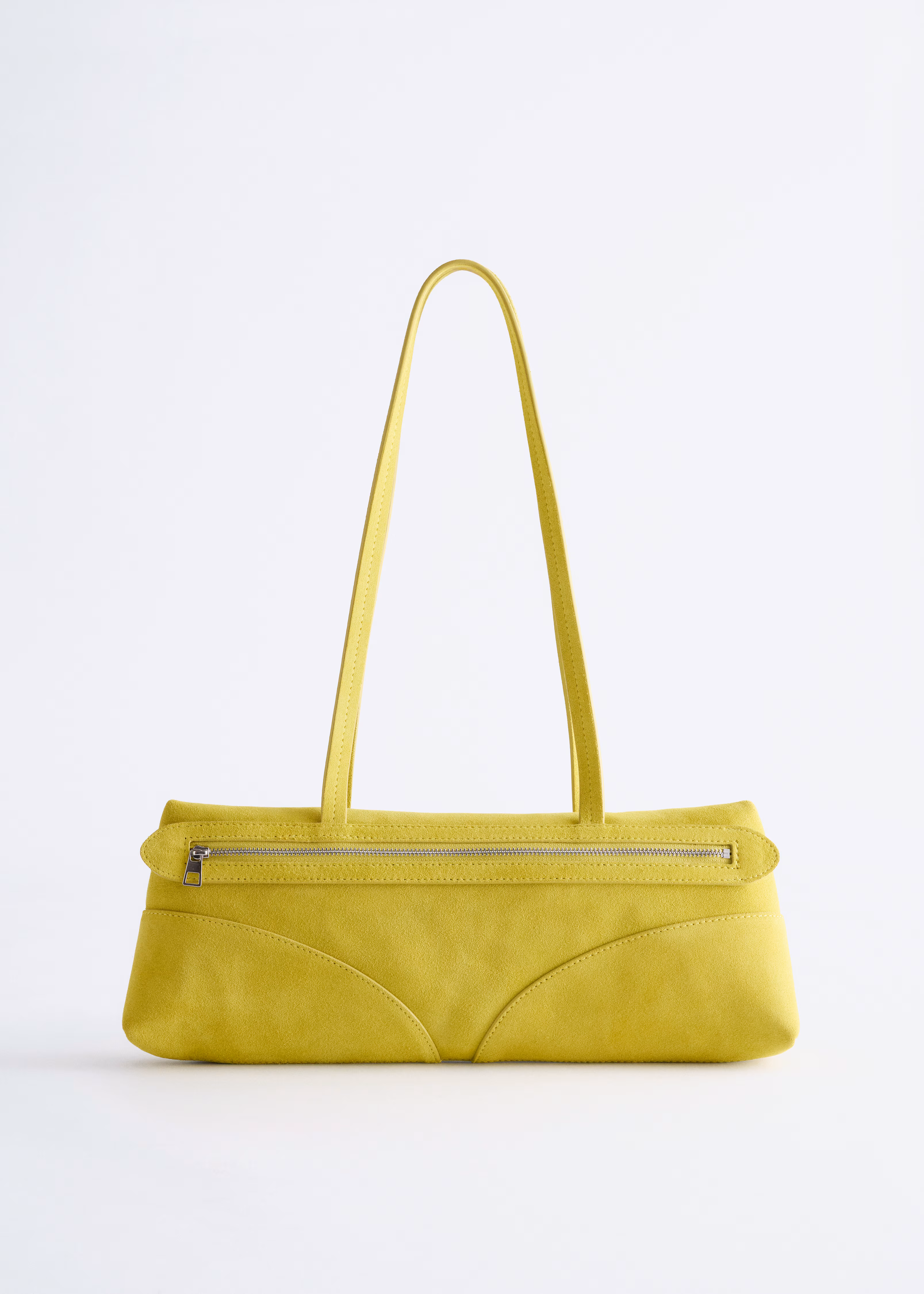 Тонкий плечевой кошелек из кожи