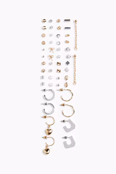 25 пар серег