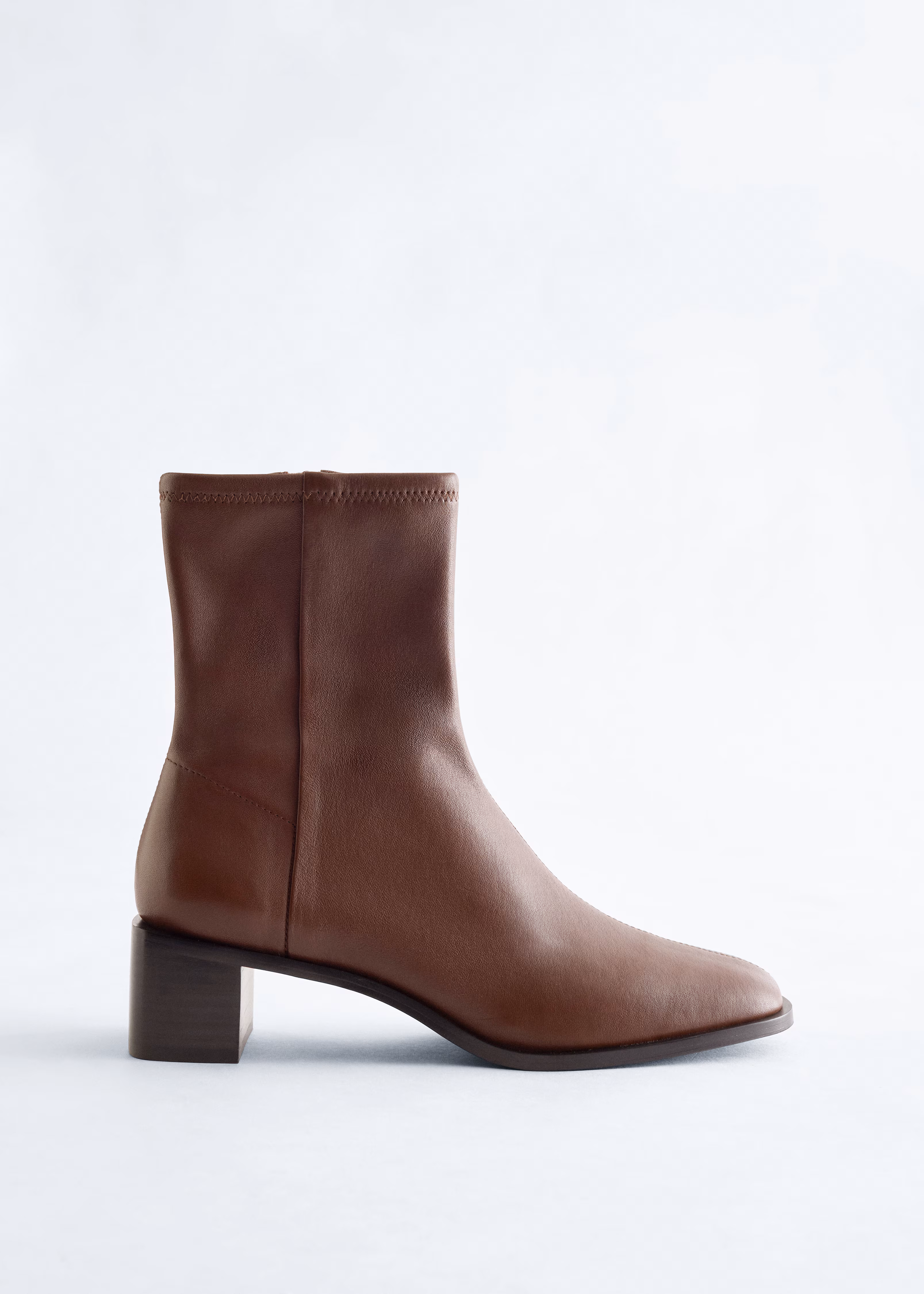 Сапоги-чулки из натуральной кожи- Заказать в России