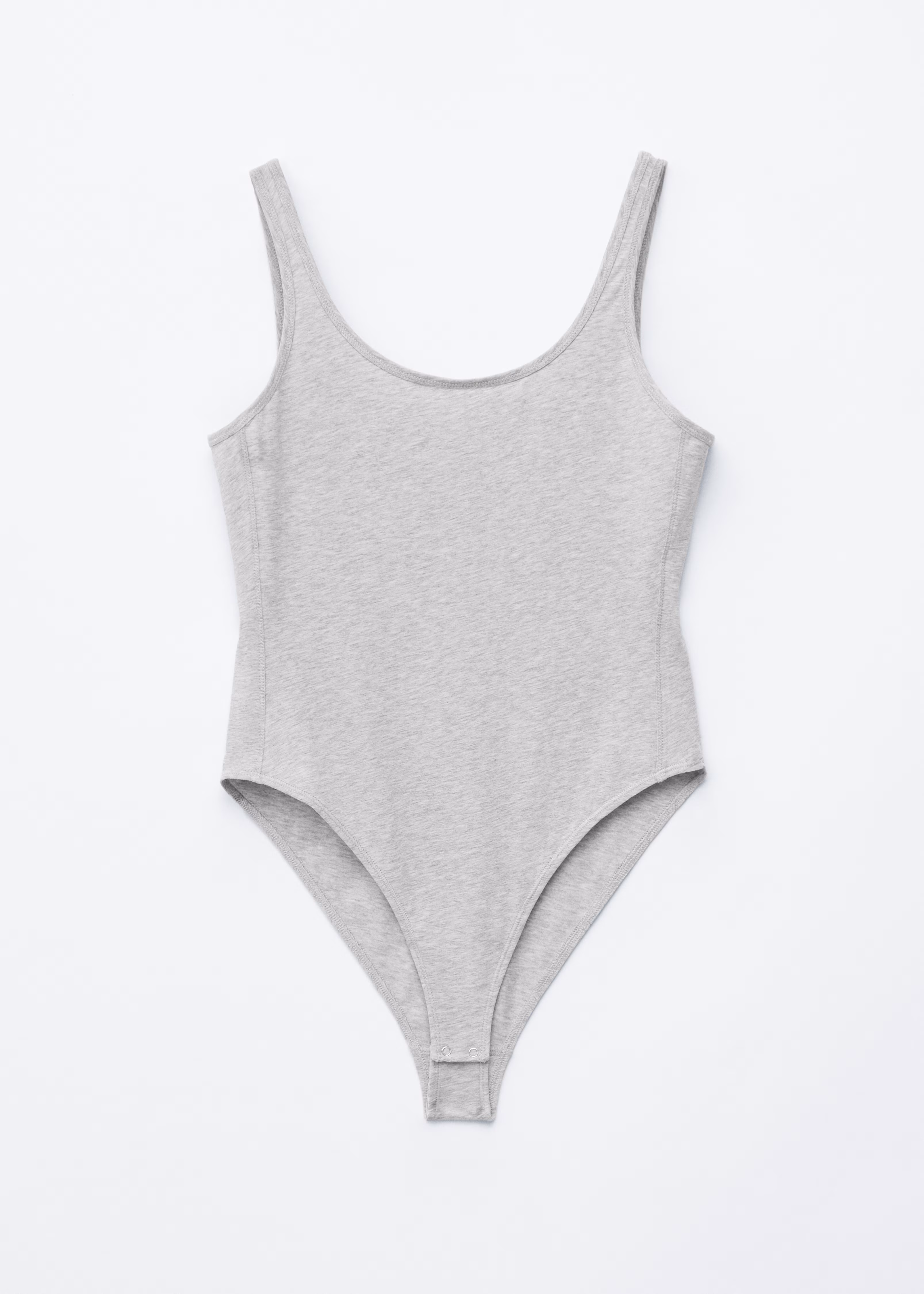 Боди в рубчик с круглым вырезом- Заказать в России