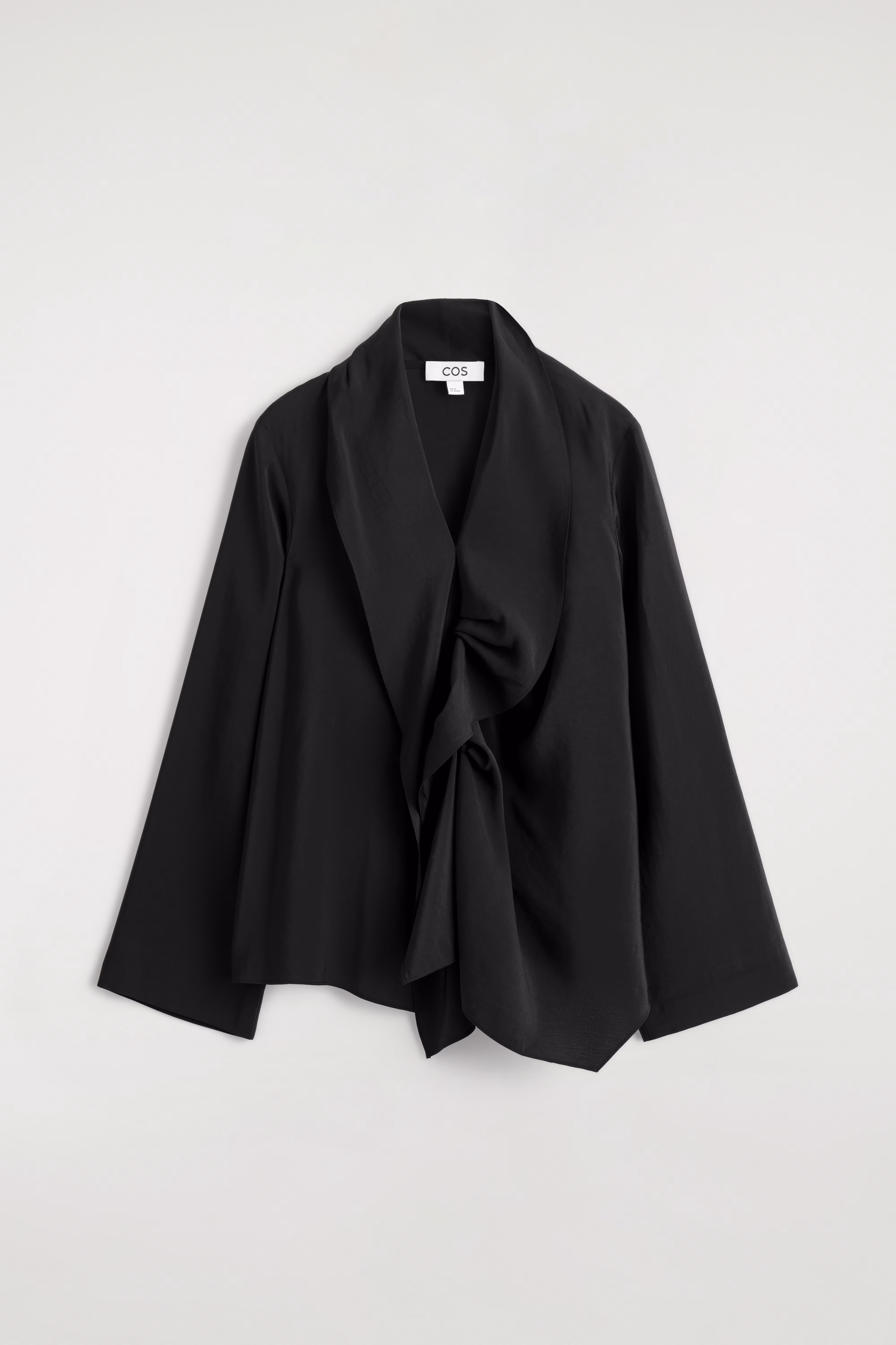 H&M Блуза с драпировкой и оборками