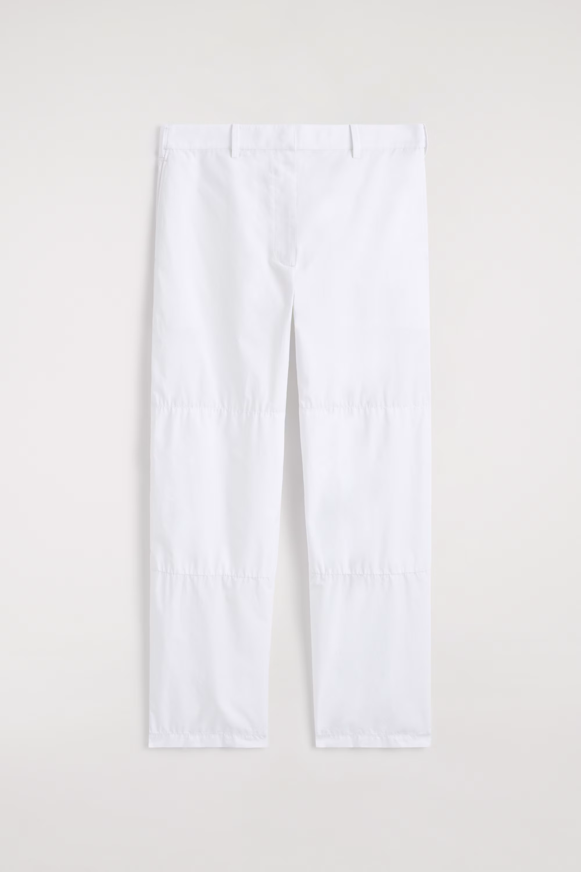 Брюки из хлопка с вставками и складками- Заказать в России