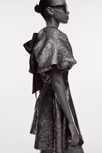 Платье с рукавами летучая мышь- Заказать в России