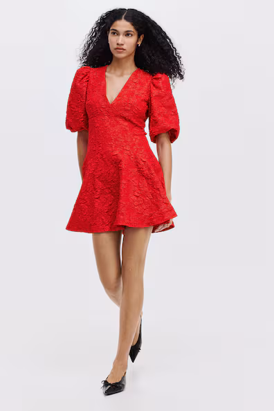 Платье с рукавами-буфы H&M- Заказать в России