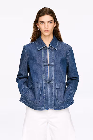 Жакет из джинсовой ткани- Заказать в России