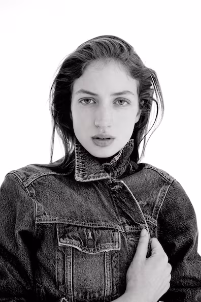 Джинсовый бомбер