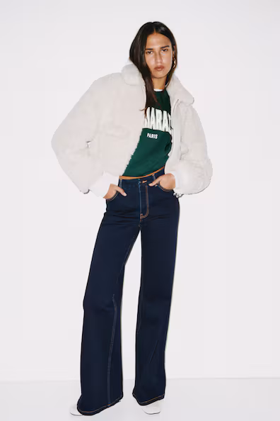 Джинсы широкого кроя- Заказать в России