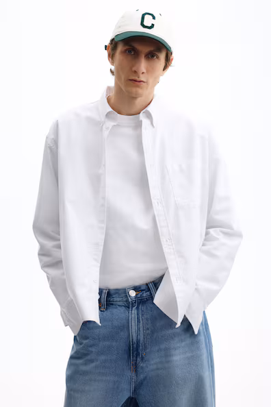 Рубашка OXFORD свободного кроя- Заказать в России