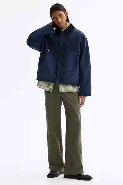 Короткий рабочий плащ в стиле WORKER- Заказать в России