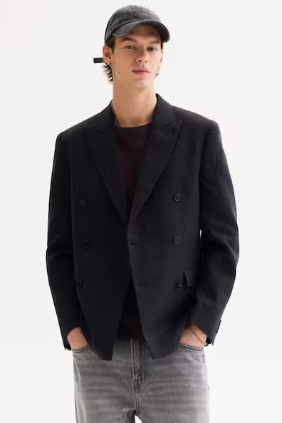 Пальто прямого кроя из смеси шерсти REGULAR FIT