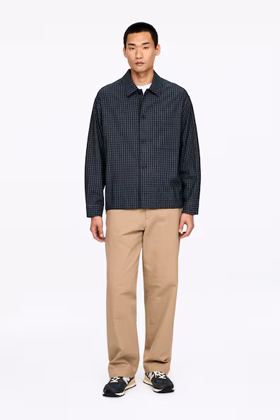 Широкие хлопковые чинос- Заказать в России