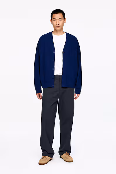 Широкие хлопковые чинос