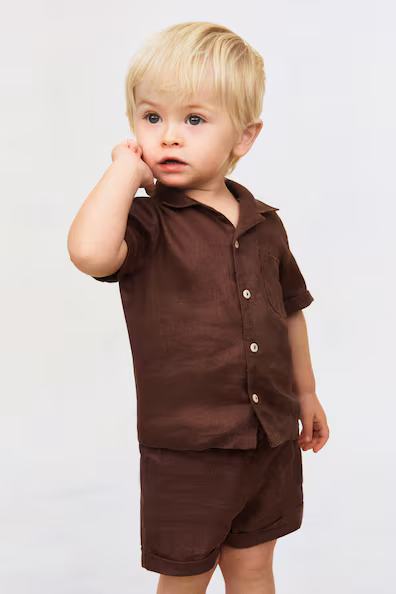 Комплект из 2 предметов из льна- Заказать в России