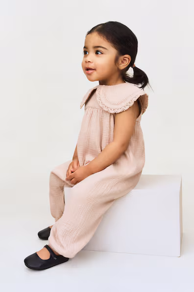 Комбинезон из хлопковой муселина