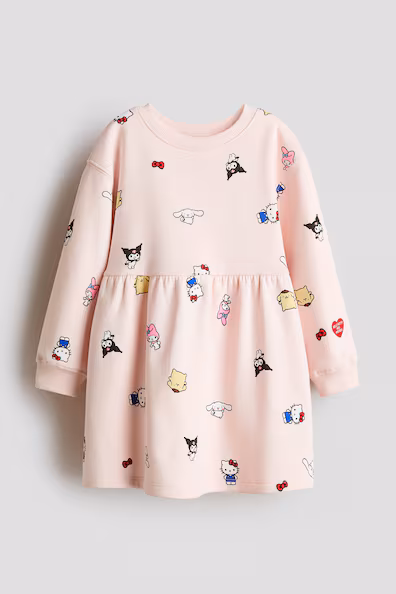 Платье-свитшот с узором- Заказать в России