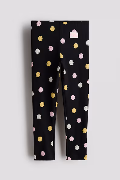 Леггинсы с принтом из хлопка