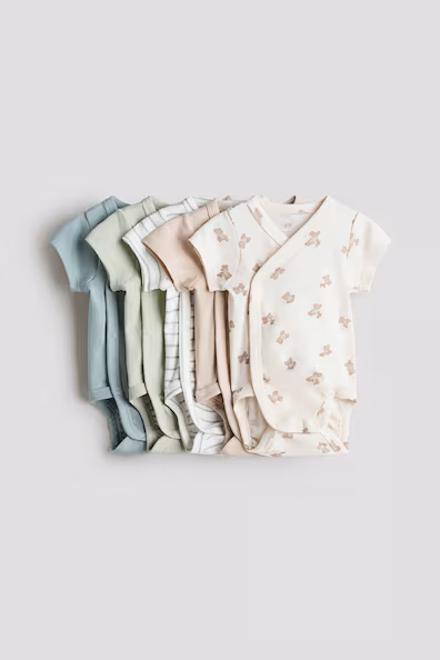 Набор из 5 боди из хлопка- Заказать в России