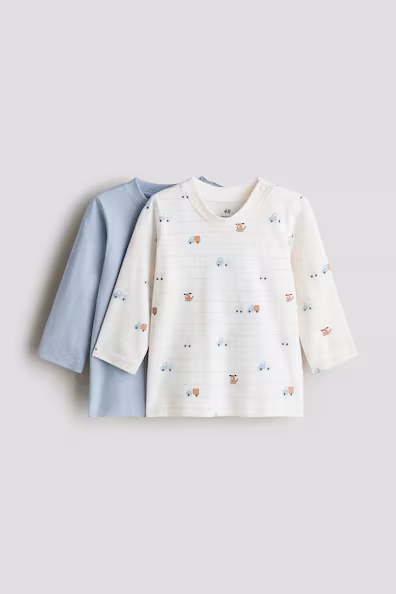 Набор из 2 свитеров с длинными рукавами из джерси- Заказать в России