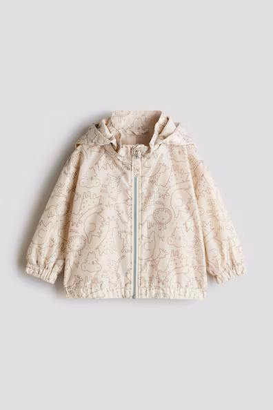 Пальто с принтом из легкой ткани H&M